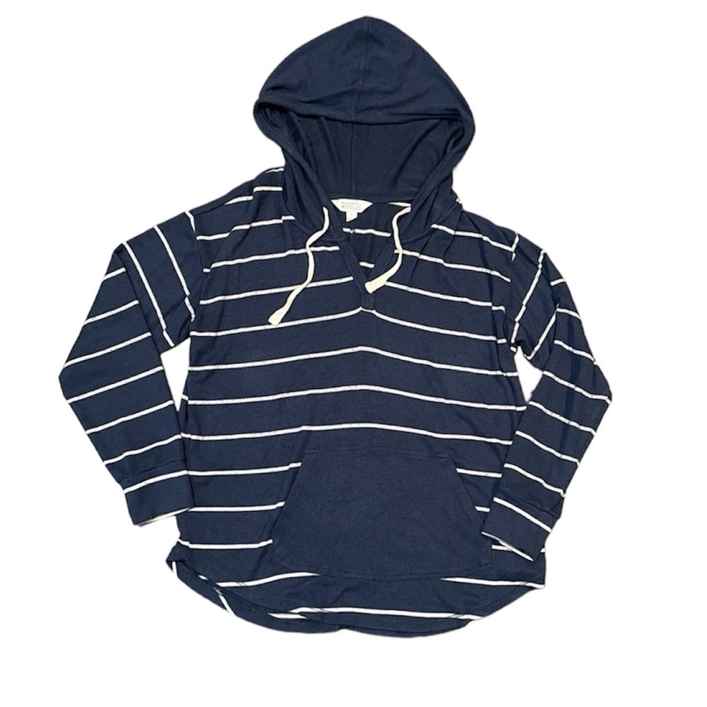 Striped Hoodie Long Sleeve Shirt